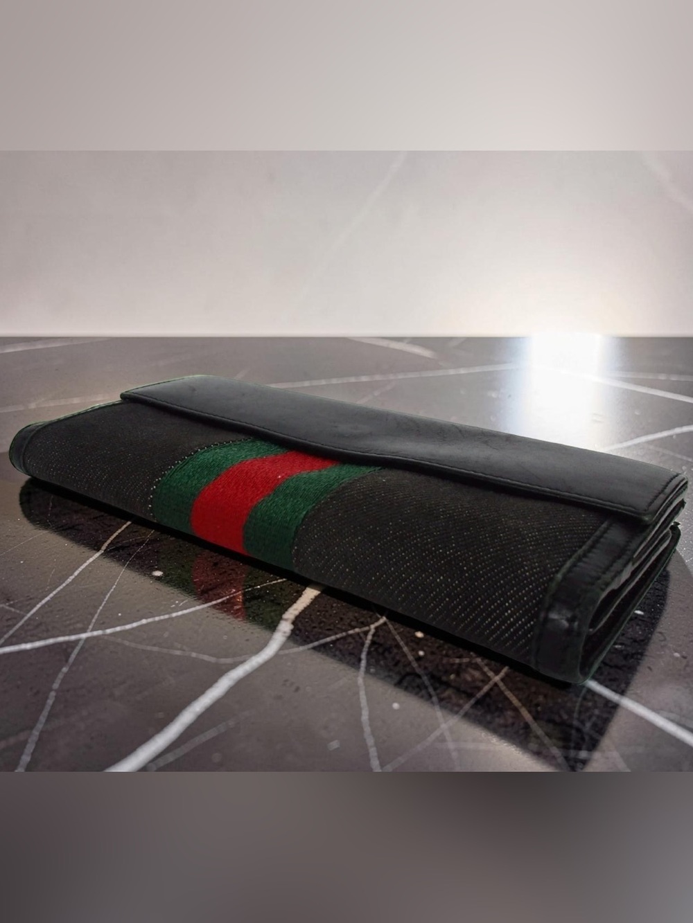 GUCCI Sherry Line Denim Continental Wallet 😍❤️‍🔥 - Picture 12 of 16